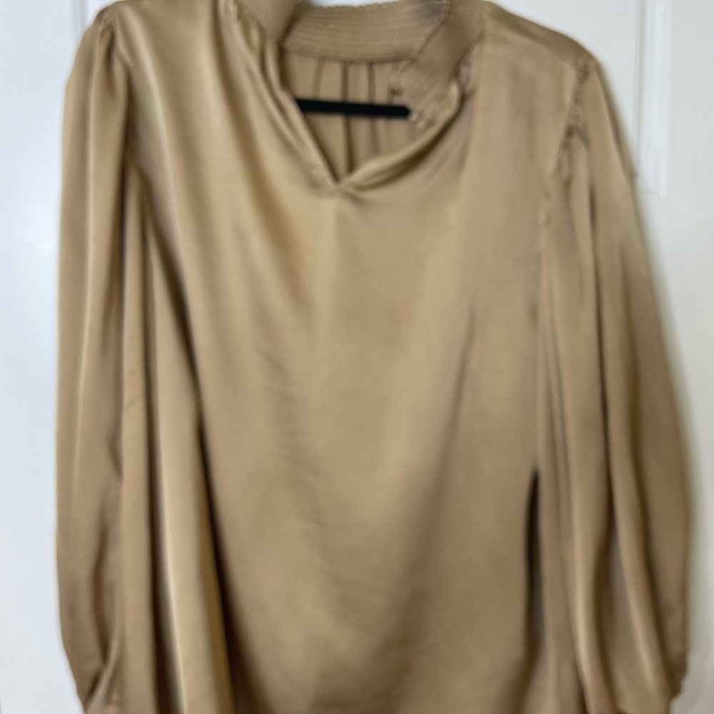 Vince Camuto Tan Blouse